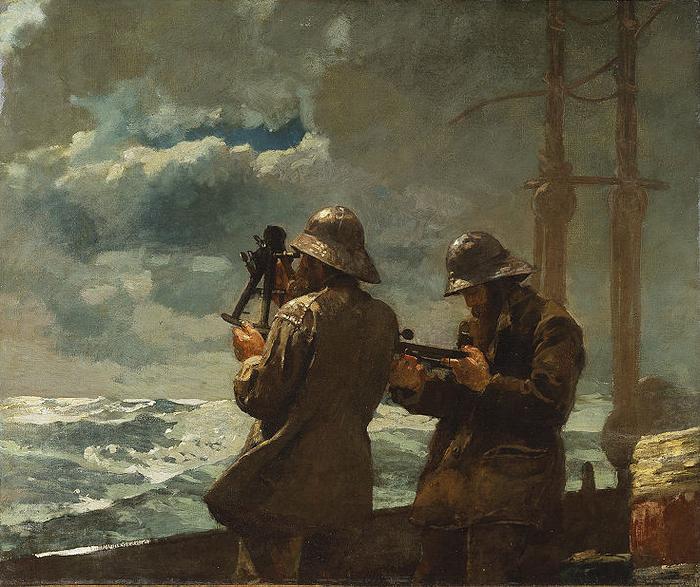 Winslow Homer Eight Bells oil painting image